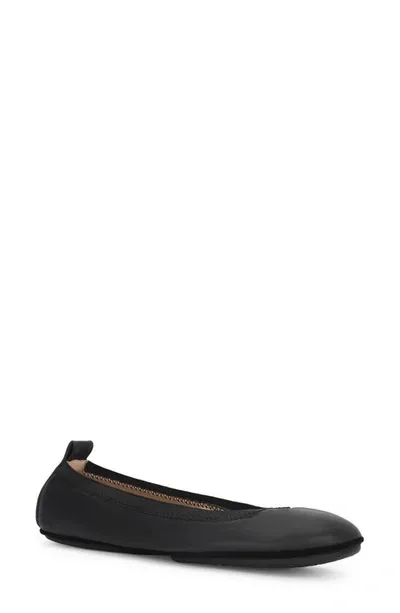 Yosi Samra Samara Foldable Ballet Flat In Black