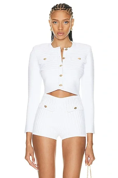 Retroféte Yolanda Cardigan In White