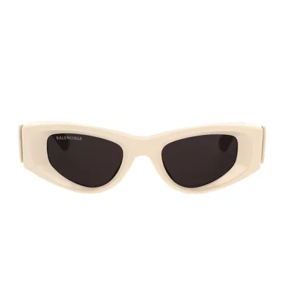 Balenciaga Bb0243s Beige Sunglasses In 003 Beige Beige Grey