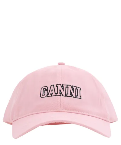 Ganni Hat In Pink