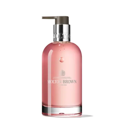 Molton Brown Delicious Rhubarb And Rose Fine Liquid Hand Wash In Glass Bottle 200ml