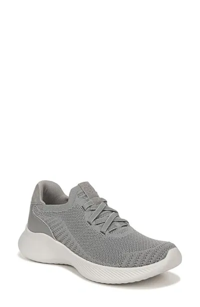 Naturalizer Emerge Slip-on Sneaker In Titanium Grey Flyknit Fabric