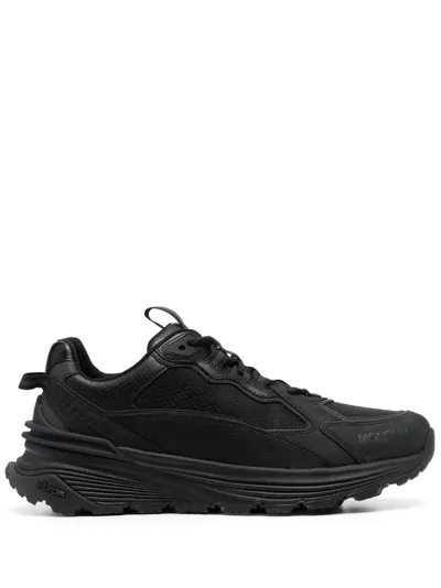 Moncler Lite Runner Sneakers In Black