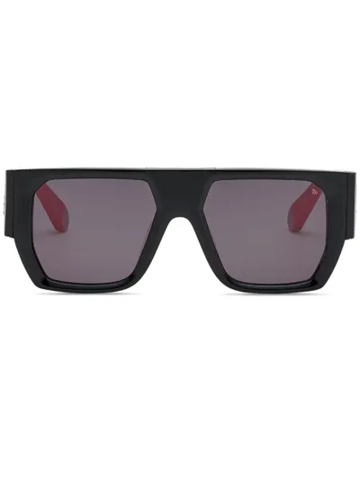 Philipp Plein Oversize Square-frame Sunglasses In Black