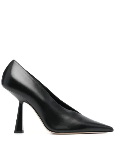 Jimmy Choo Maryanne 100mm Leather Pumps In Black