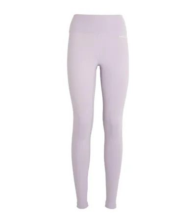 Sporty And Rich Purple Bonded Leggings In Lilac