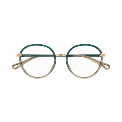 Chloé Ch0033o 006 Glasses In Verde E Rosa