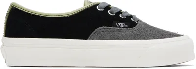 Vans ブラック＆グレー Og Authentic Lx スニーカー In Pewter