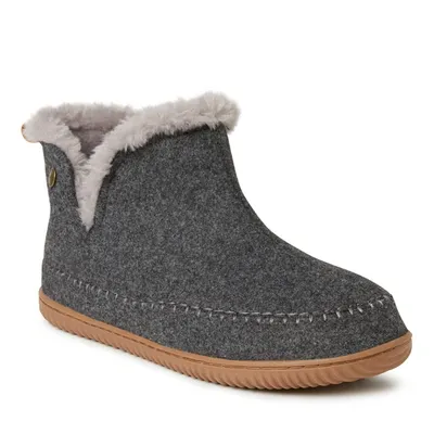 Dearfoams Dearfoam Alpine Men's Brixen Bootie Slippers In Grey