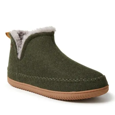 Dearfoams Dearfoam Alpine Men's Brixen Bootie Slippers In Green