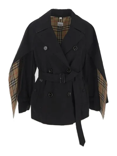 Burberry Cape In Black