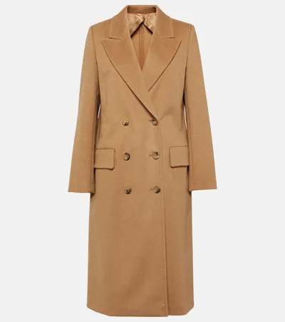 Max Mara Elmi Coat In Beige