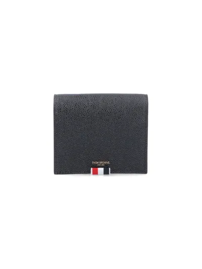 Thom Browne Crossbody Wallet In Black  