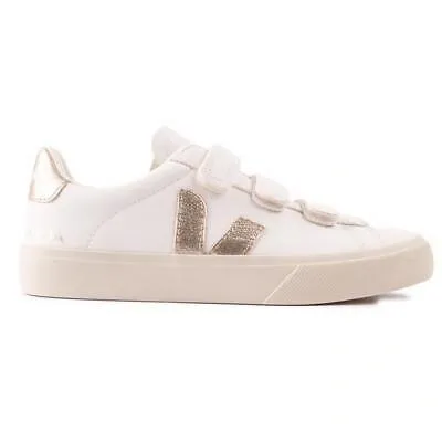 Pre-owned Veja Damen Recife Logo Chrome Free Tennisschuhe Sneaker Weiãÿ