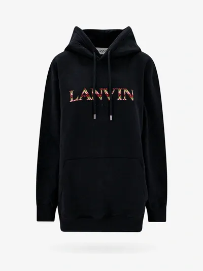 Lanvin Paris Sweatshirt In Black