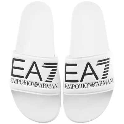 Ea7 Emporio Armani Visibility Sliders White