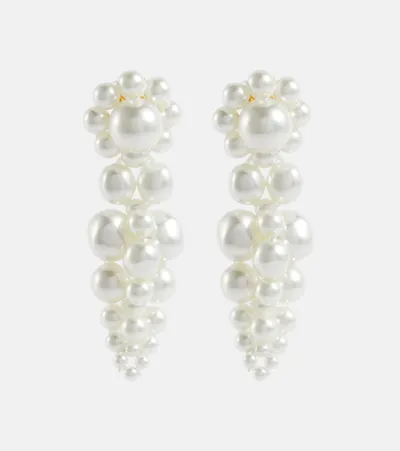 Simone Rocha Faux Pearl Drop Earrings