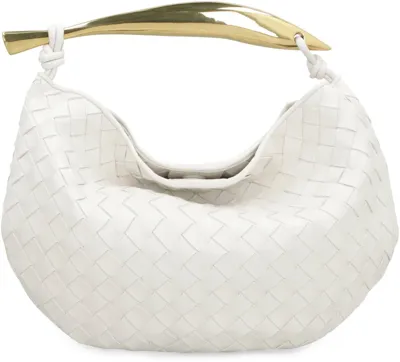 Bottega Veneta Sardine Tote Bag In White