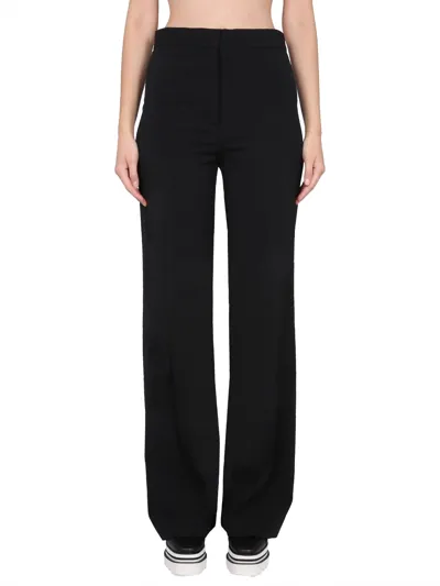 Stella Mccartney Wool Pants In Nero