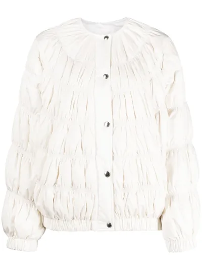 Chloé Quilted Nylon Jacket In Multicolor