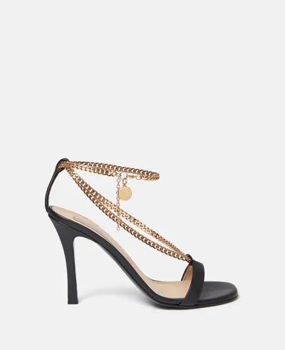 Stella Mccartney Stella 100 Heeled Sandals In Black