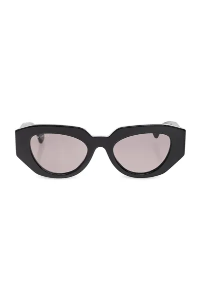 Gucci Eyewear Cat In Black