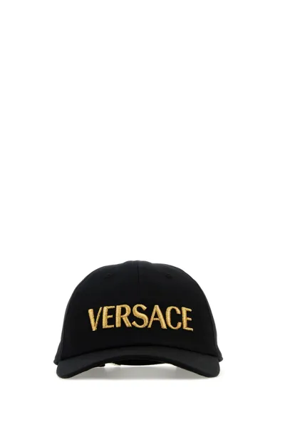 Versace Cappello-58 Nd  Male In 2b150-black+gold