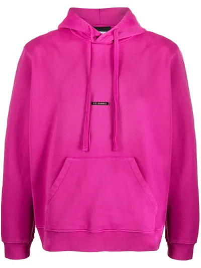 Les Hommes Hoodie Mit Logo-schild In Pink