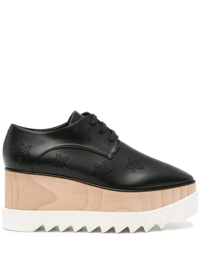 Stella Mccartney Black Elyse Platform Derbys