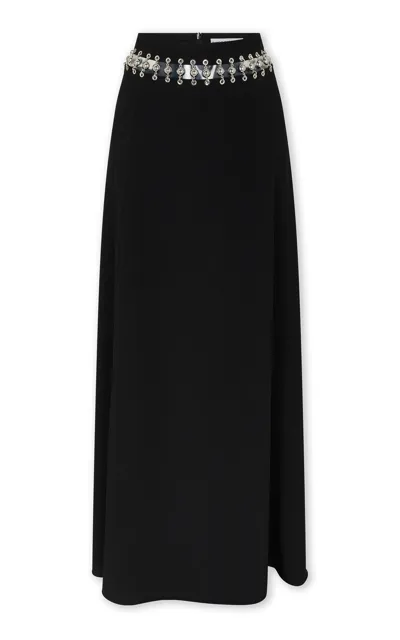 Rabanne Embellished Maxi Skirt In Black