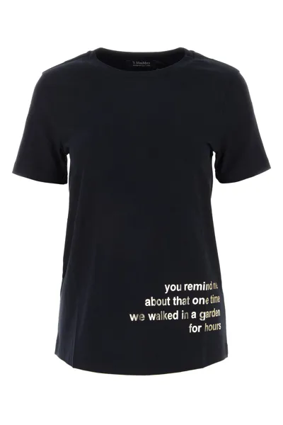 Max Mara T-shirt Aris-s Nd  Female In Dark Blue