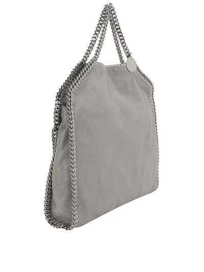 Stella Mccartney Falabella Fold Over Tote In Grey