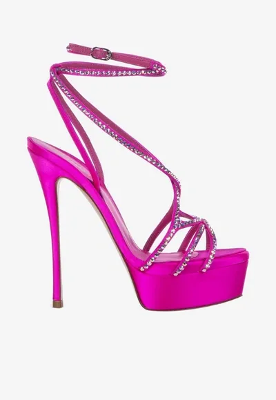 Le Silla Belen 140 Platform Sandals In Pink