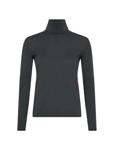 Max Mara Palos Turtleneck Sweater In Grey