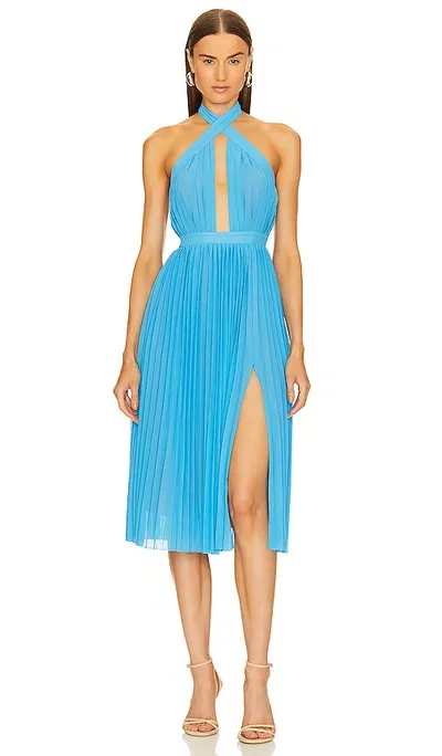 Michael Costello X Revolve Beatriz Midi Dress In Teal