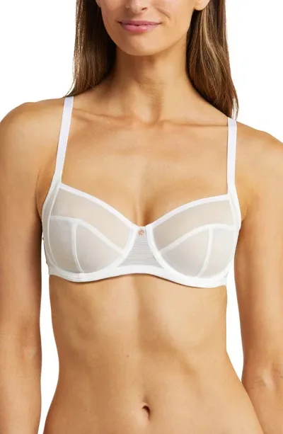 Skarlett Blue Spellbound Underwire Full Coverage Bra In White