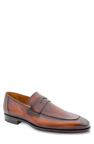 Mezlan Avenue Penny Loafer In Cognacrust