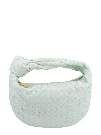 Bottega Veneta Teen Jodie Tote Bag In Mint Green