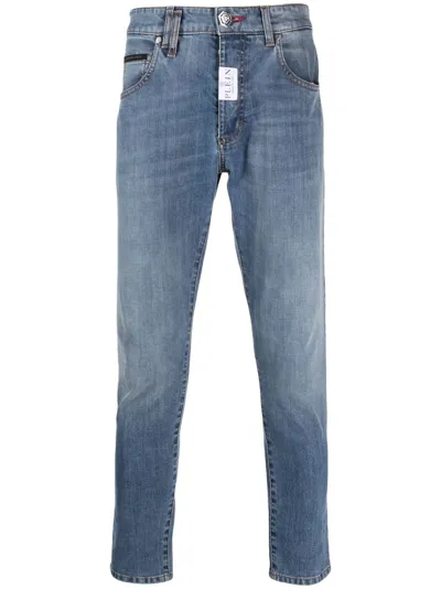 Philipp Plein Low-rise Skinny Jeans In Blue