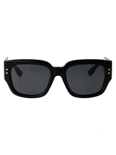 Gucci Eyewear Square Frame Sunglasses In Black