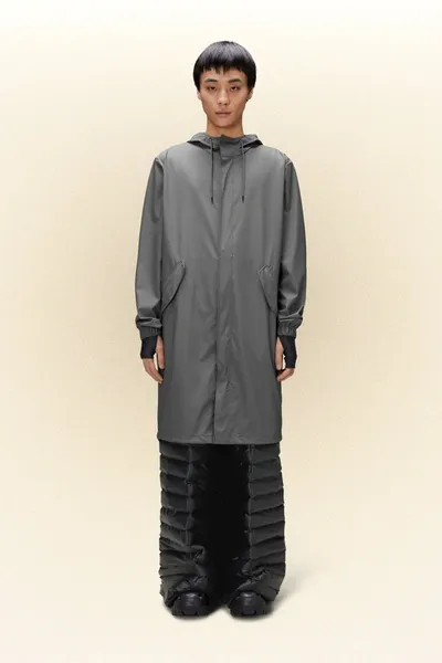 Rains Fishtail Parka In Grey