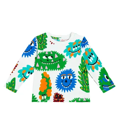 Stella Mccartney Baby Longsleeve Aus Baumwolle In Multicoloured