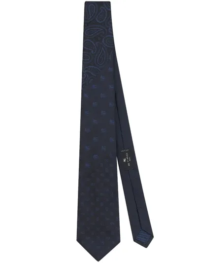 Etro Tie In Blue