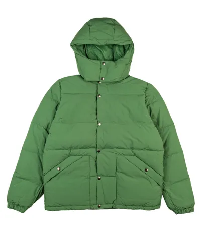 Pre-owned Wood Wood Vitus Daunen-jacke Für Herren Mit Kapuze Outdoor-jacke Freizeit Grün