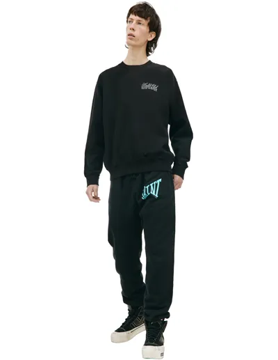 Sporty And Rich Black 'health Club' Sweatshirt