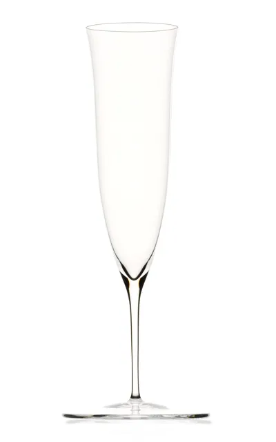 Lobmeyr Patrician Tall Crystal Champagne Flute In Clear