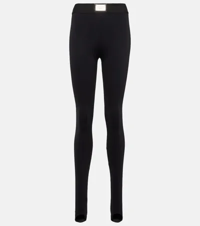 Dolce & Gabbana Re-edition Jersey Leggings In Black