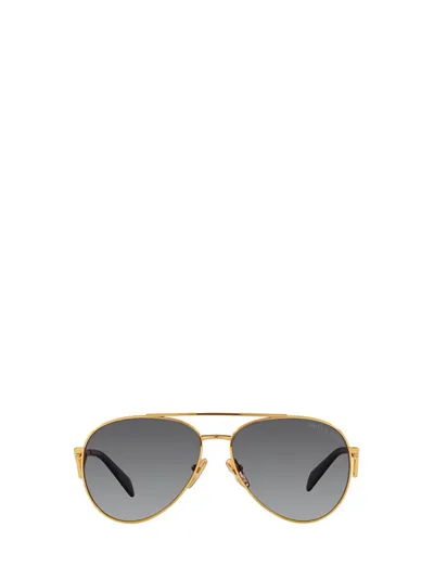 Prada Eyewear Aviator Frame Sunglasses In Multi