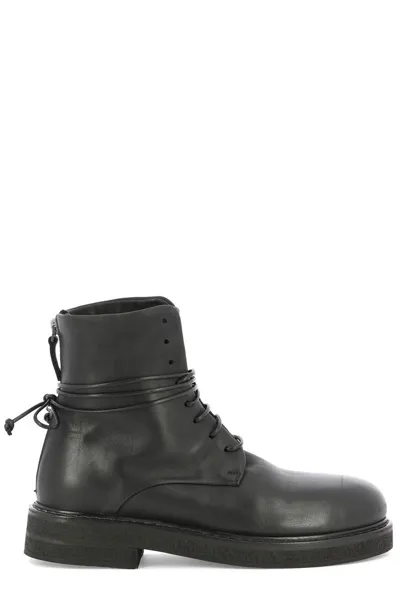 Marsèll Round Toe Zip In Black