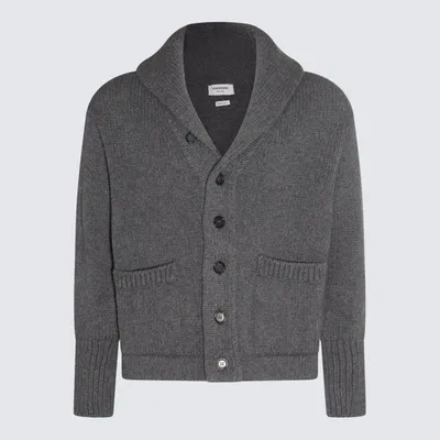 Thom Browne Grey Wool Cardigan